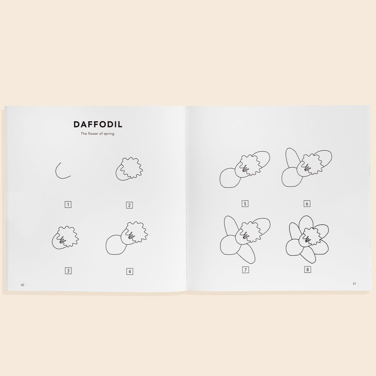 Modern Flowers: How to Draw Books for Kids